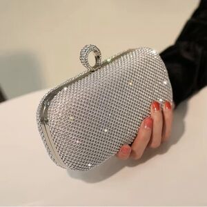 Silver Evening Clutch